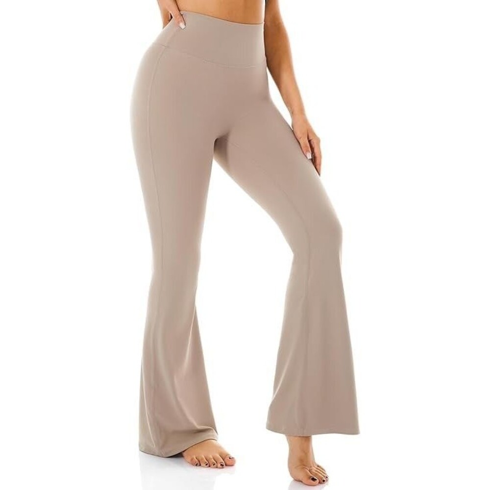 Women's Petite 30" Flare Yoga Pant - High Rise Bootcut Yoga Workout Pants‎